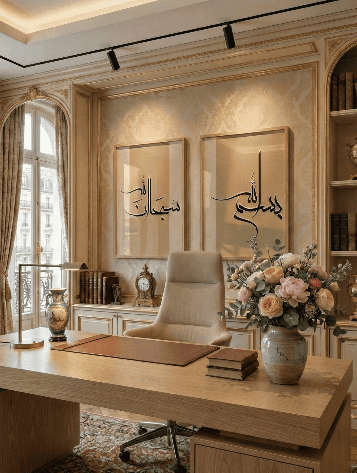 Tableau calligraphie arabe — Duo Bismillah · Subhanallah